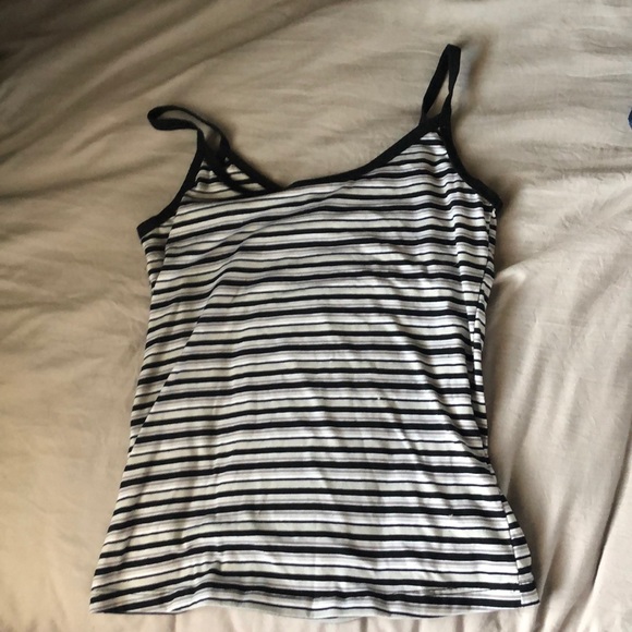 Cute grey striped tank top. Offers welcome🤍 - Picture 2 of 3